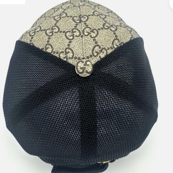 GUCCI Tigers Print GG Supreme Canvas Baseball Cap - Picture 4 of 8